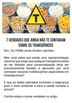 7 Verdades que ainda não te contaram sobre os transgênicos