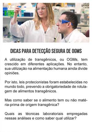 Dicas para detecção segura de OGMs